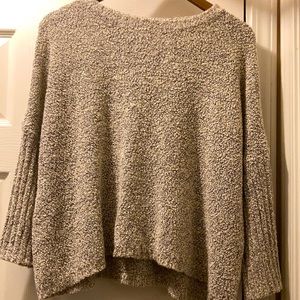 Forever 21 Grey Cropped Sweater